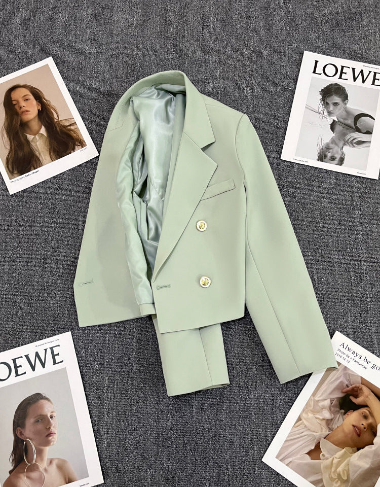 Marais Paris Blazer Cropped Chic et Sophistiqué pour Femmes-Marais Paris-Marais Paris