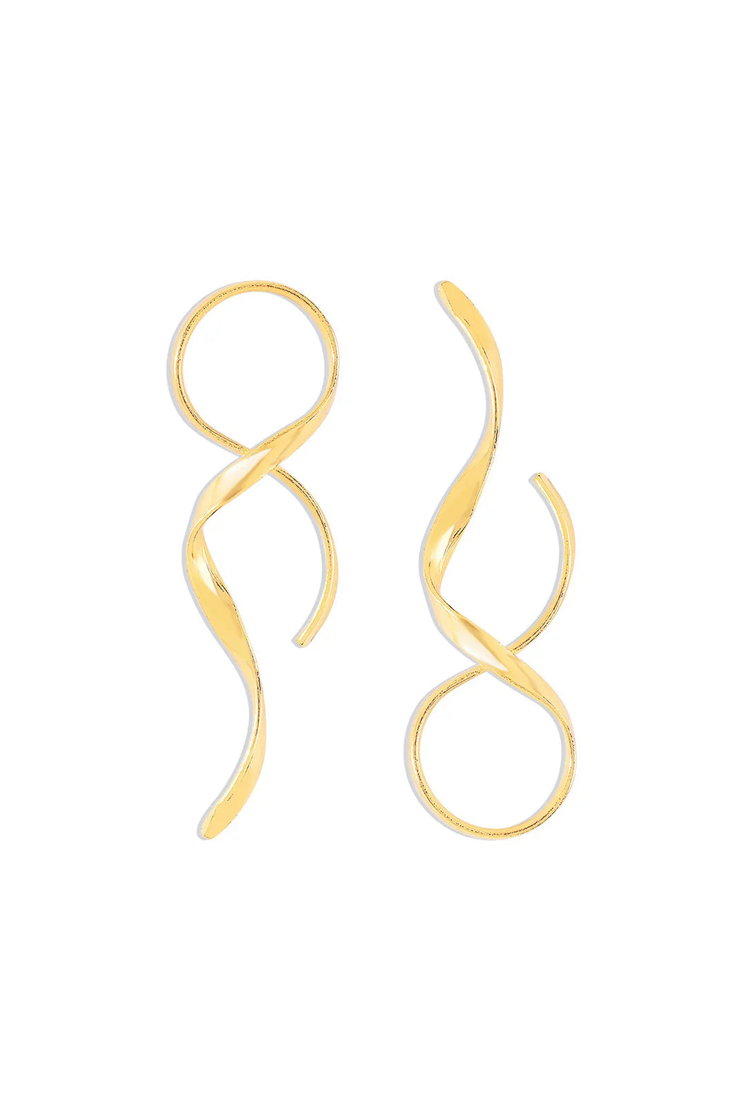 Boucles d'oreilles Sculpturales - Design Fluide, Finition Polie-accessories-Marais Paris-Marais Paris