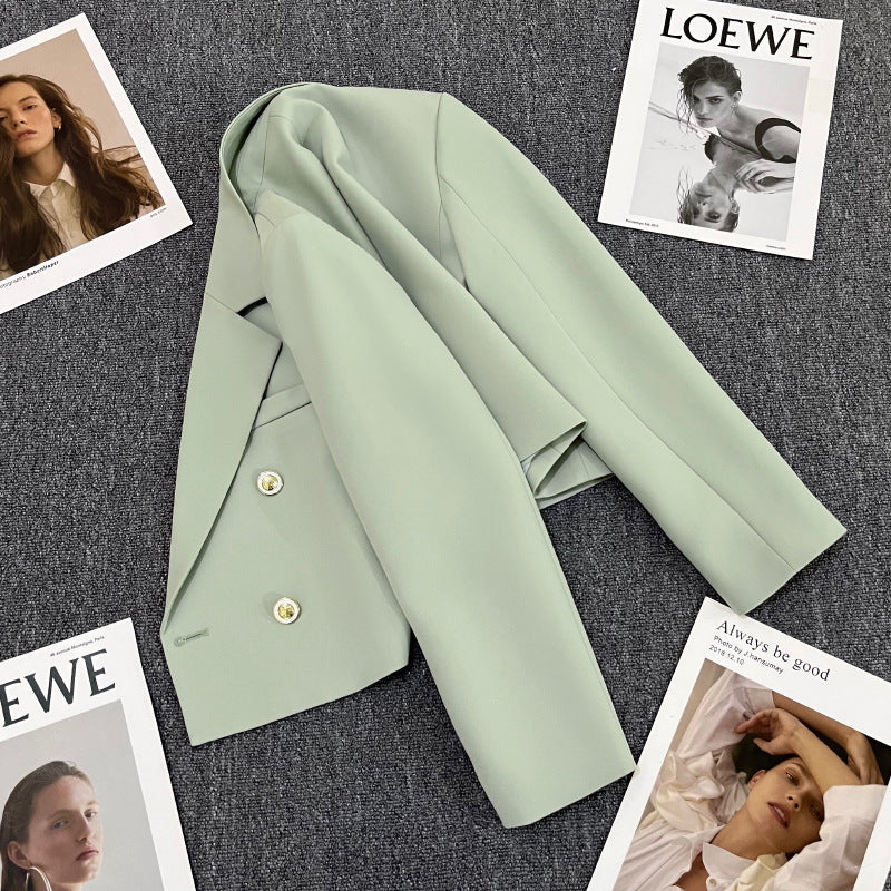 Marais Paris Blazer Cropped Chic et Sophistiqué pour Femmes-Marais Paris-Marais Paris