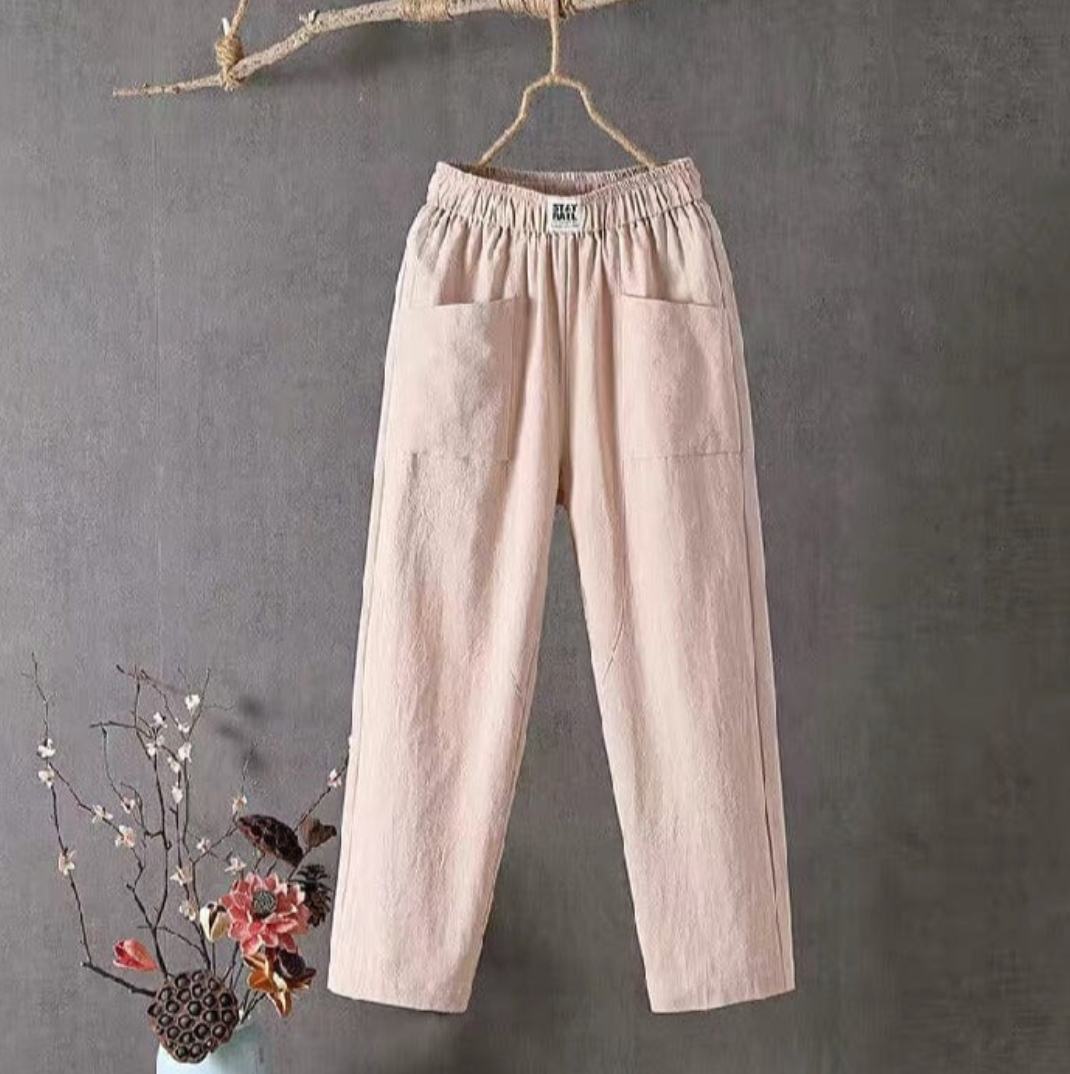 Marais Paris Pantalon Décontracté Tendance pour Toutes Occasions-Chino pants-Marais Paris-Rose-XS-Marais Paris
