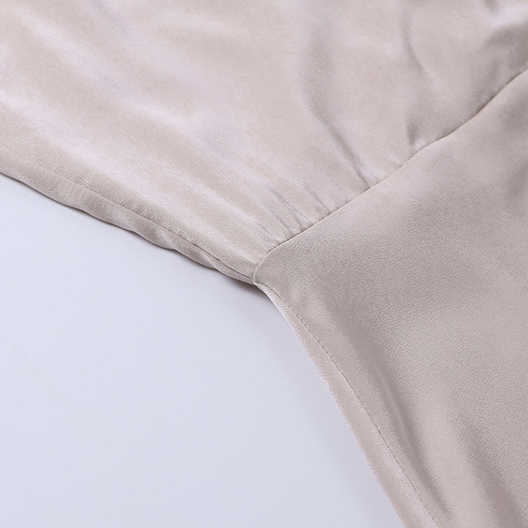 Robe Longue Fluide - Bretelles Spaghetti, Fente Haute, Soirée-Dresses-Marais Paris-Marais Paris