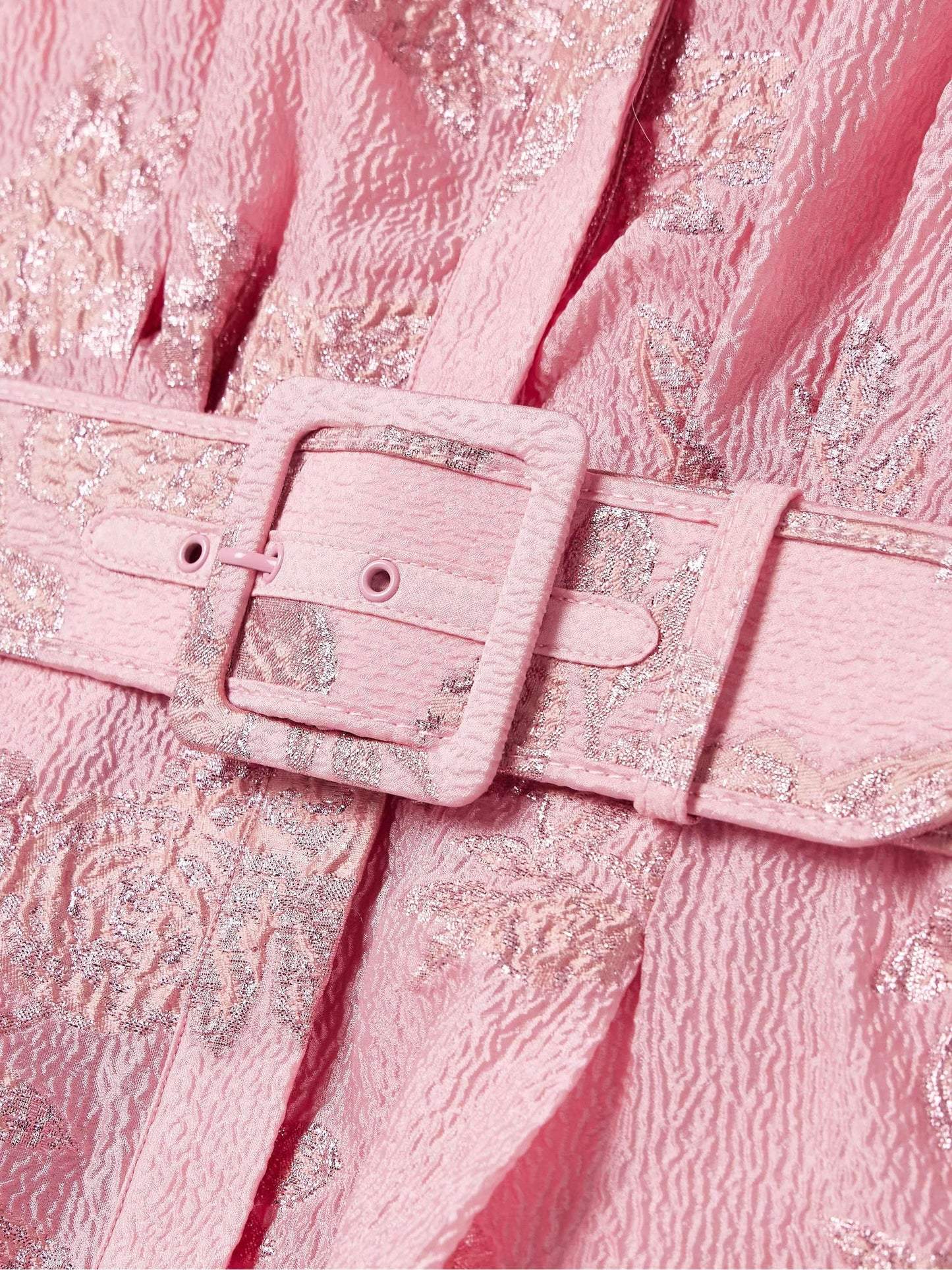 Robe Longue Élégante avec Ceinture et Manches Bouffantes-Dresses-Marais Paris-Marais Paris