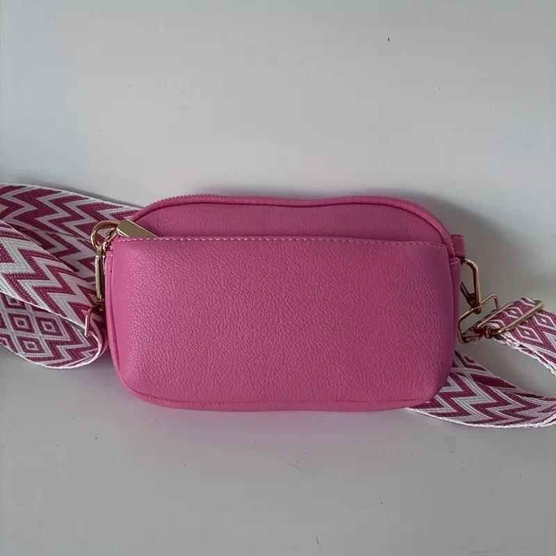 Sac Bandoulière Femme Design Moderne Bandoulière Motif-Handbags-Marais Paris-Rose Rouge-Marais Paris