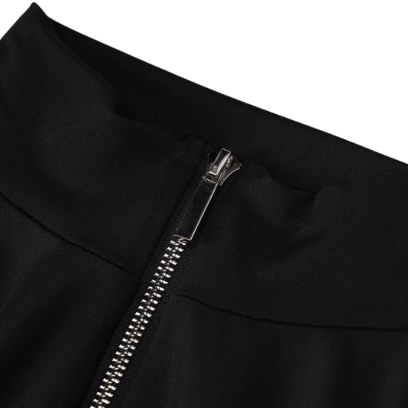 Combinaison Activewear Sportive avec Fermeture Éclair et Manches Longues-Women Jumpsuit-Marais Paris-Marais Paris