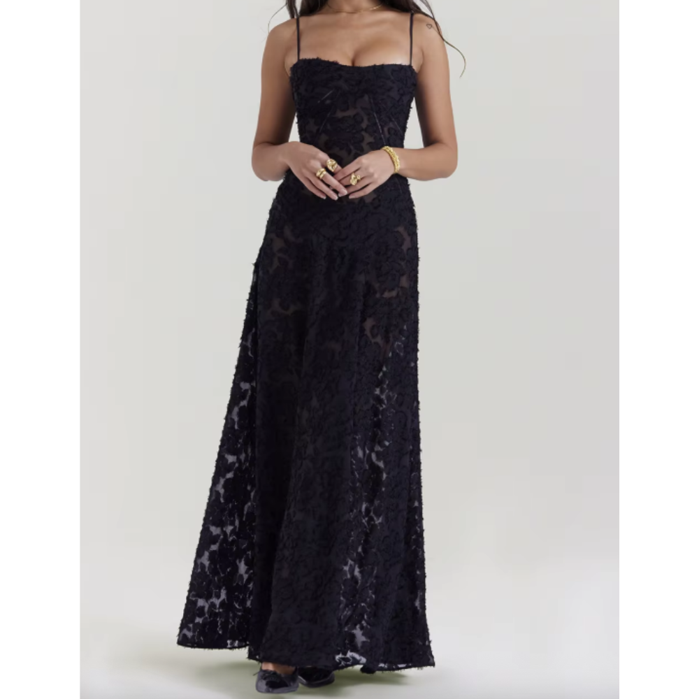 Robe Longue Silhouette Divine – Élégance Intemporelle
