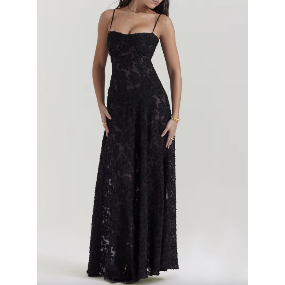Robe Longue Silhouette Divine – Élégance Intemporelle