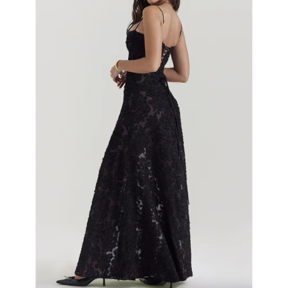 Robe Longue Silhouette Divine – Élégance Intemporelle