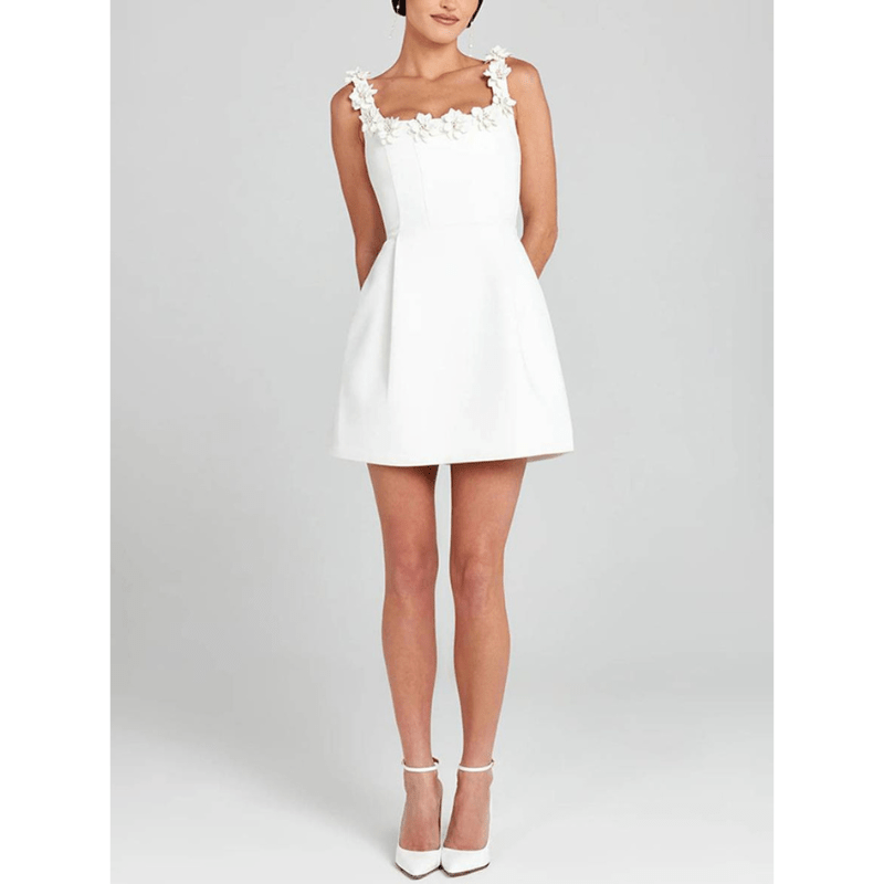 Marais Paris Robe Chic à Fleurs pour Soirées Élégantes-Women Dress-Marais Paris-Marais Paris