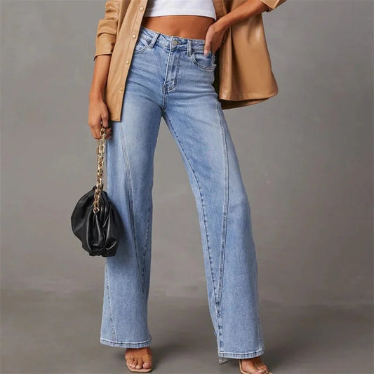 Marais Paris Jean large taille haute tendance-Jeans-Marais Paris-Marais Paris