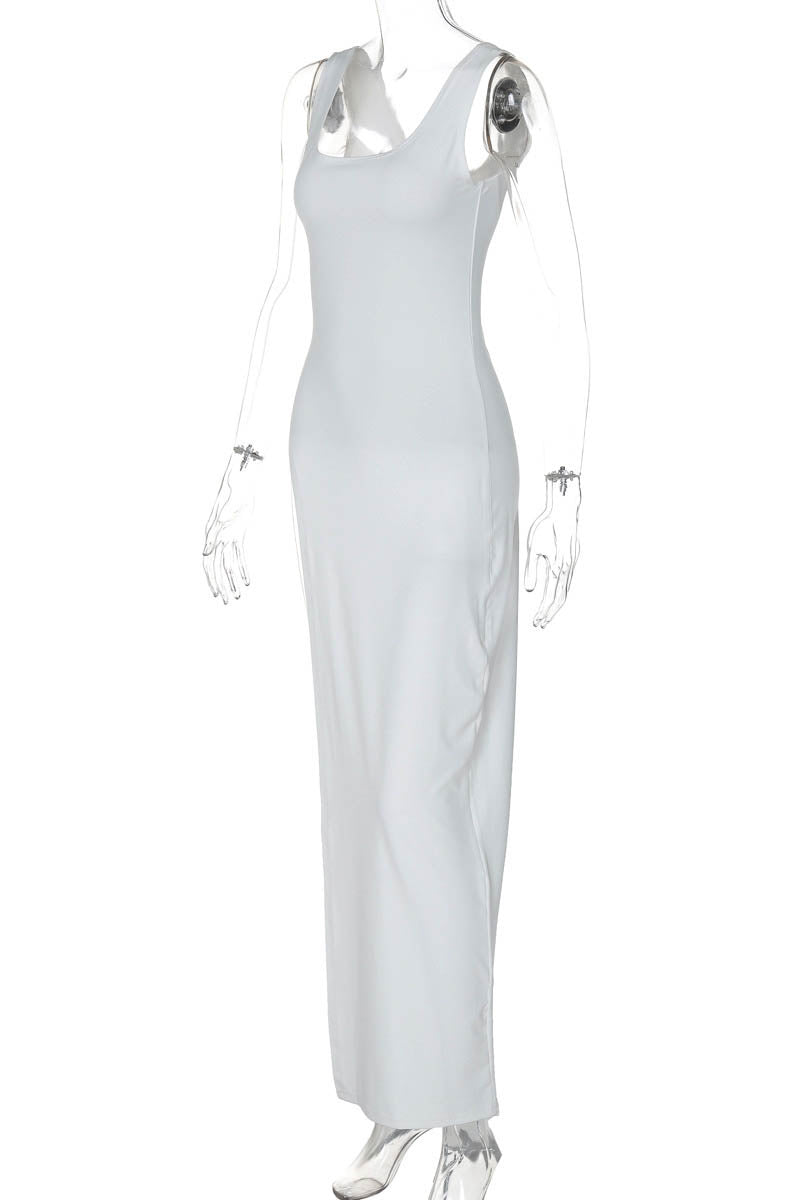 Top/Robe Asymétrique - Coupe Moderne, Fente Haute, Silhouette Ajustée-Tops-Marais Paris-Marais Paris