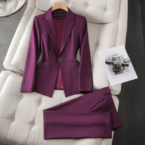 Marais Paris Costume Élégant et Moderne pour Professionnels-Suit Set-Marais Paris-Violet-S-Marais Paris
