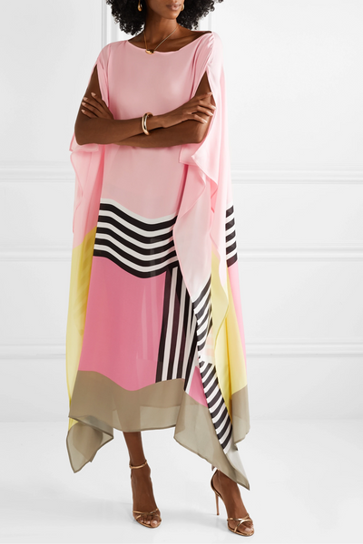 Robe Fluide Color-Block: Allure Bohème Chic