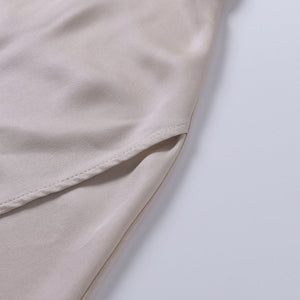 Robe Longue Fluide - Bretelles Spaghetti, Fente Haute, Soirée-Dresses-Marais Paris-Marais Paris