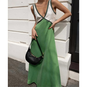 Robe Color Block Femme - Élégante, Fluide, Sans Manches-Marais Paris-Marais Paris