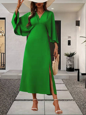 Marais Paris Robe Chic et Élégante - Design Sophistiqué-Long dress-Marais Paris-Vert éMeraude-XS-Marais Paris