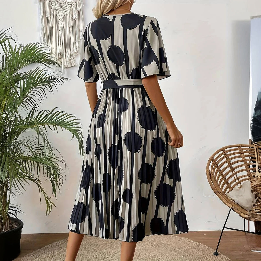 Robe à Pois Élégante et Ludique pour Femmes-Long dress-Marais Paris-Marais Paris