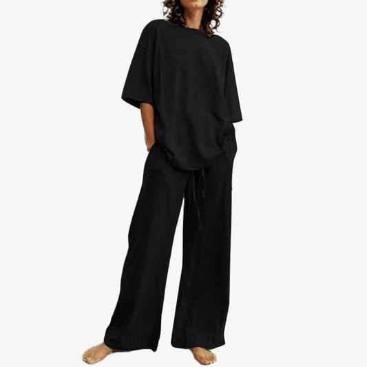 Ensemble Actif Détente - Haut Ample et Pantalons Larges-Women Set-Marais Paris-Marais Paris