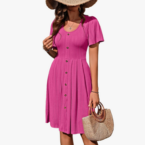 Robe A-Line Chic et Décontractée pour Femmes-Dresses-Marais Paris-Marais Paris