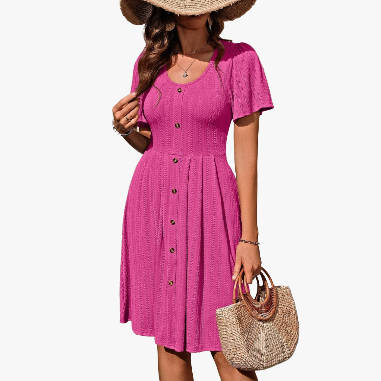 Robe A-Line Chic et Décontractée pour Femmes-Dresses-Marais Paris-Marais Paris