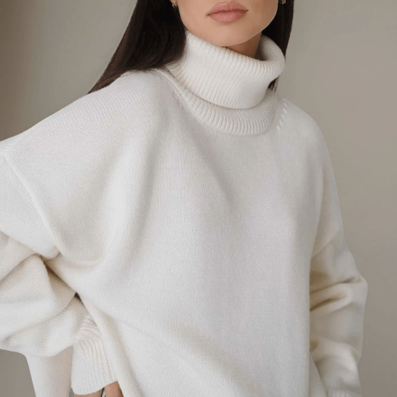 Marais Paris Pull Turtleneck Oversized Chic pour Femmes et Hommes-Women Sweaters-Marais Paris-Marais Paris