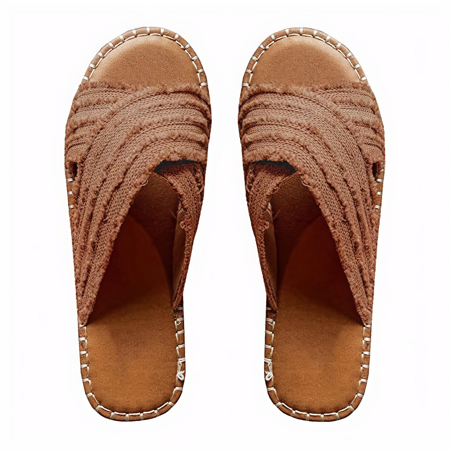 Sandales Femme Semelle Corde – Brides Croisées Textile, Style Casual-72720-1b4a31a5-5e70-4886-99f5-78156a299537