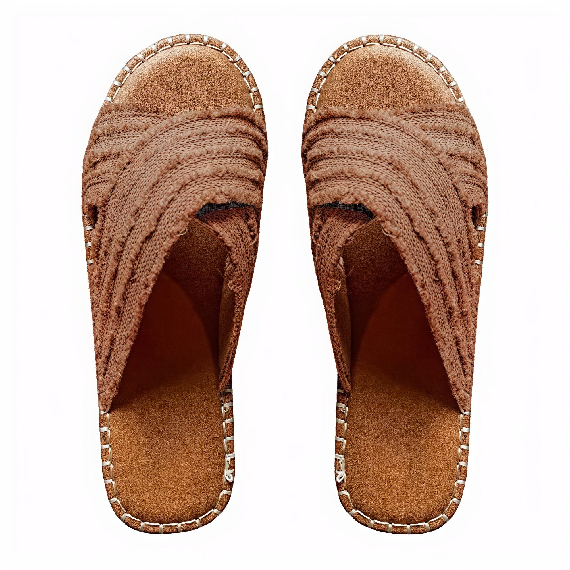 Sandales Femme Semelle Corde – Brides Croisées Textile, Style Casual-72720-1b4a31a5-5e70-4886-99f5-78156a299537