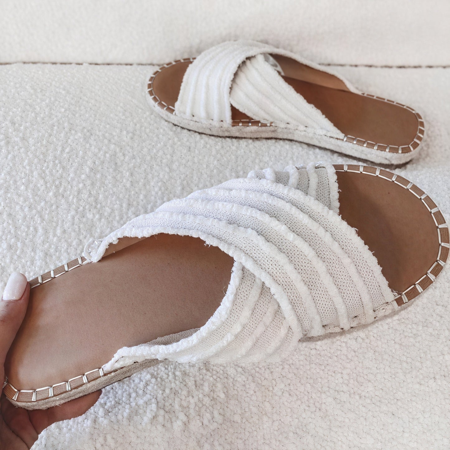 Sandales Femme Semelle Corde – Brides Croisées Textile, Style Casual-72720-e92594a8-3eba-4067-afcf-376bfb4f395b