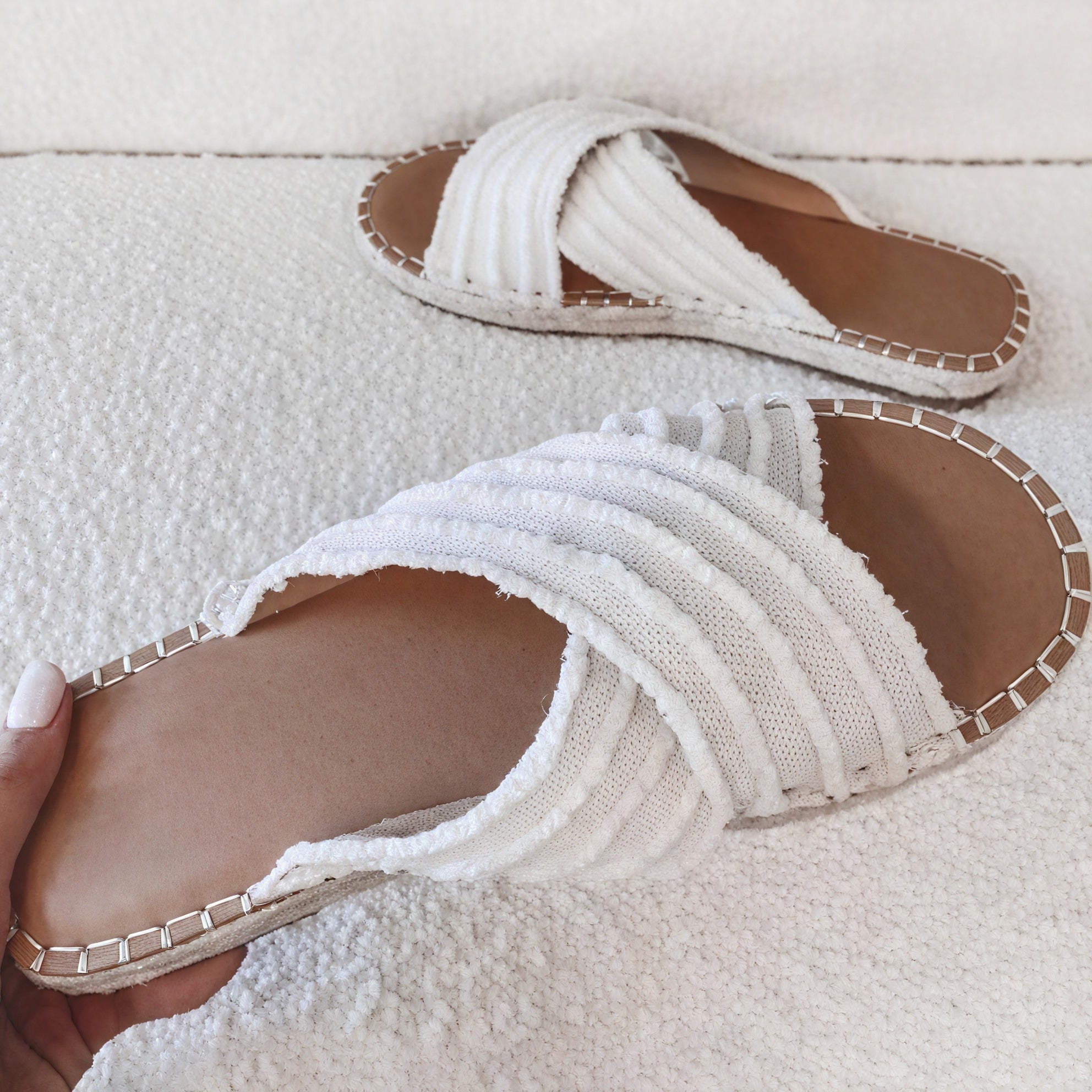 Sandales Femme Semelle Corde – Brides Croisées Textile, Style Casual-72720-e92594a8-3eba-4067-afcf-376bfb4f395b