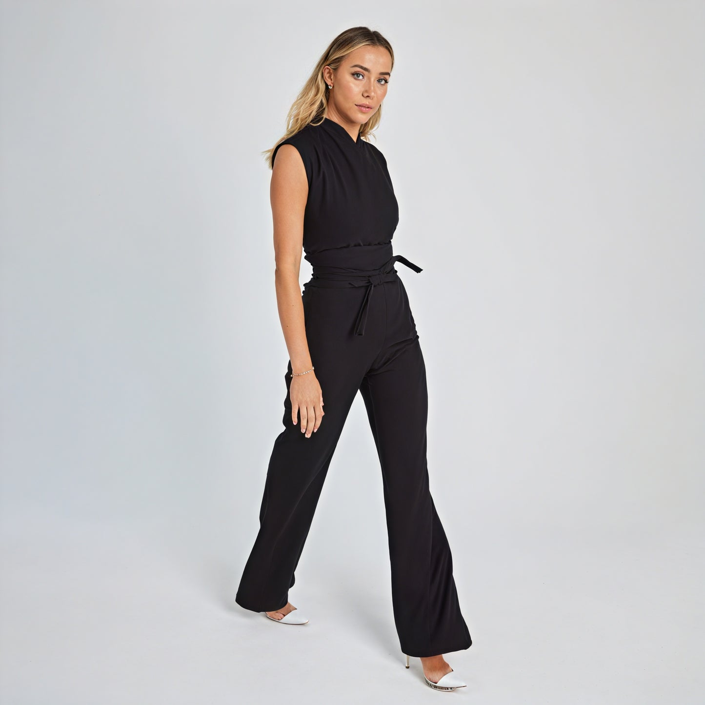 Robe Élégante à Col Haut - Style Minimaliste et Chic-Jumpsuit Women-Marais Paris-Marais Paris
