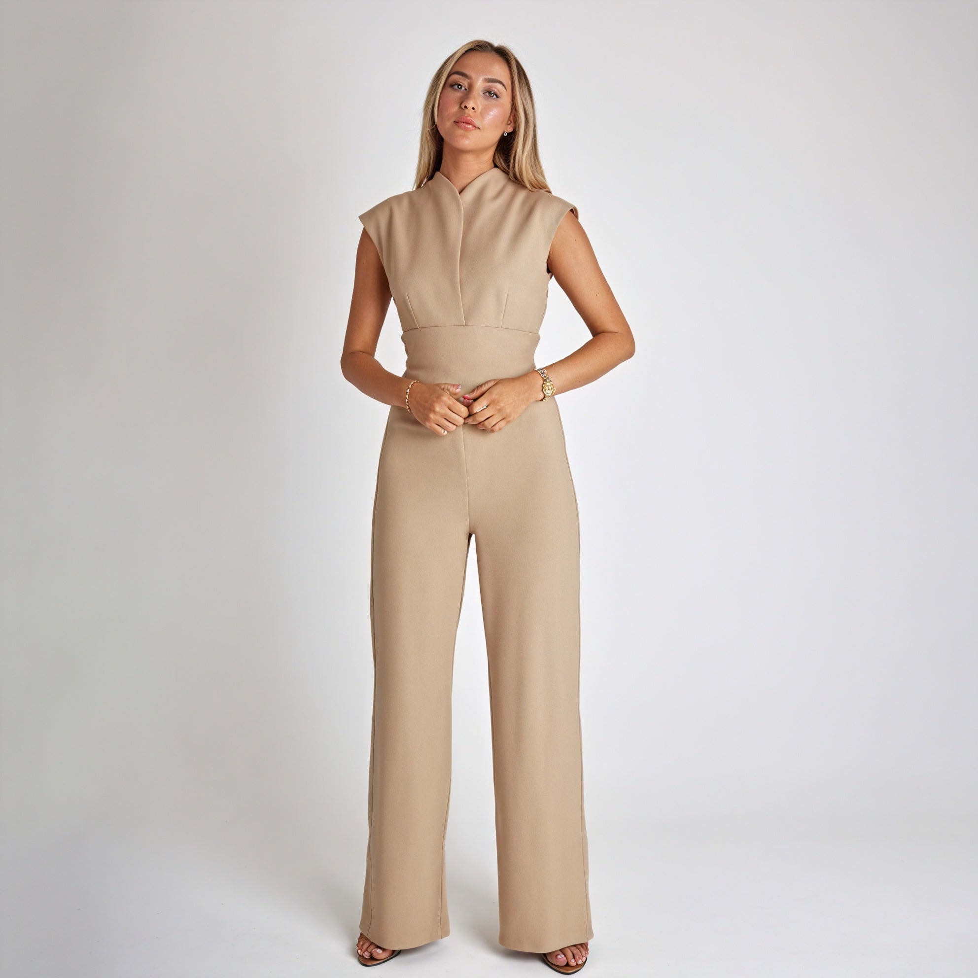 Robe Élégante à Col Haut - Style Minimaliste et Chic-Jumpsuit Women-Marais Paris-Marais Paris