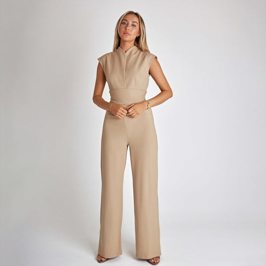Robe Élégante à Col Haut - Style Minimaliste et Chic-Jumpsuit Women-Marais Paris-Marais Paris