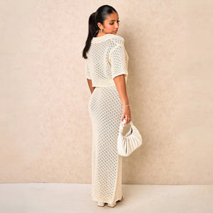 Ensemble Deux Pièces Femme - Top Court & Jupe Longue - Style Bohème Chic-marbella vibes-Marais Paris-Marais Paris