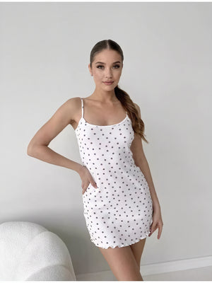 Robe Nuisette Florale Bretelles Fines - Marais Paris-Marais Paris-Marais Paris