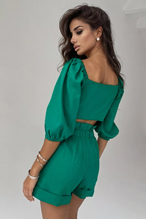 Top et Short Femme - Ensemble Chic Noué Taille Haute-Sets-Marais Paris-Marais Paris