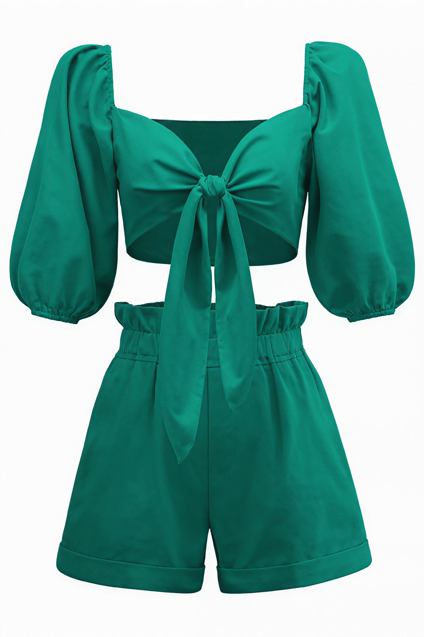 Top et Short Femme - Ensemble Chic Noué Taille Haute-Sets-Marais Paris-Marais Paris