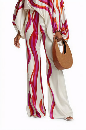 Haut Asymétrique à Rayures Volumineuses - Design Unique-Sets-Marais Paris-Marais Paris