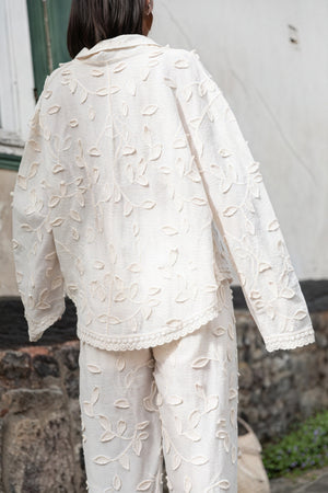 Ensemble Deux Pièces Femme Brodé - Chemise et Short Assortis-Sets-Marais Paris-Marais Paris