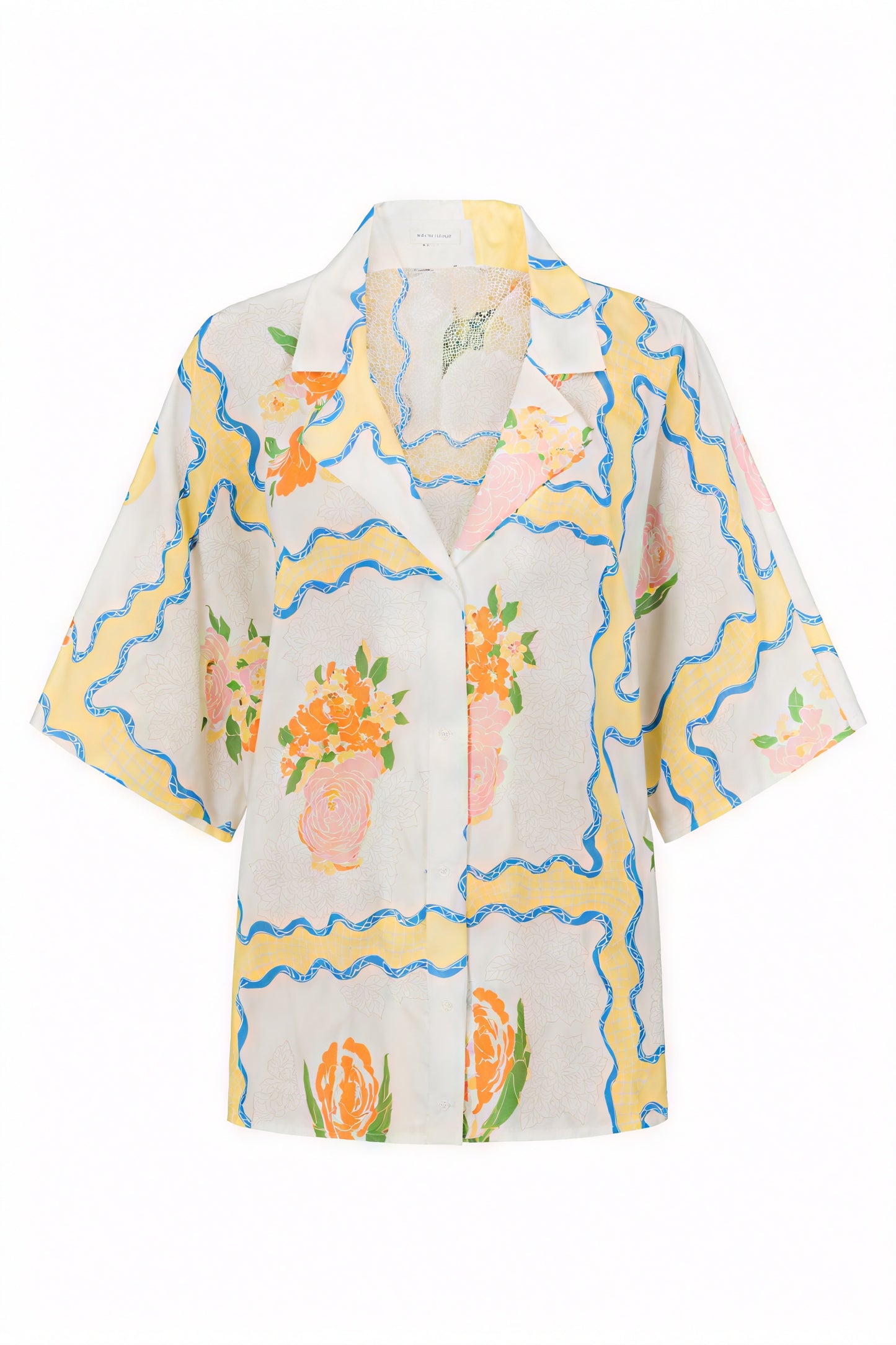 Ensemble de Nuit Femme - Haut Boutonné, Short Floral-Sets-Marais Paris-Marais Paris