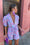 Romper Imprimé Abstrait avec Ceinture Assortie