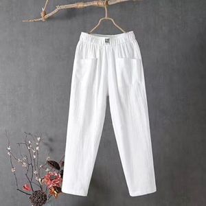 Marais Paris Pantalon Décontracté Tendance pour Toutes Occasions-Chino pants-Marais Paris-Blanc-XS-Marais Paris
