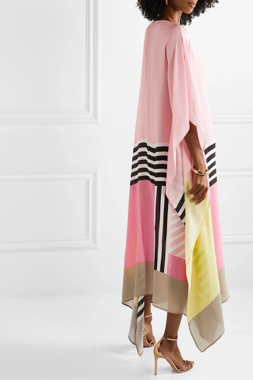 Robe Fluide Color-Block Asymétrique Manches Amples-Dresses-Marais Paris-Marais Paris