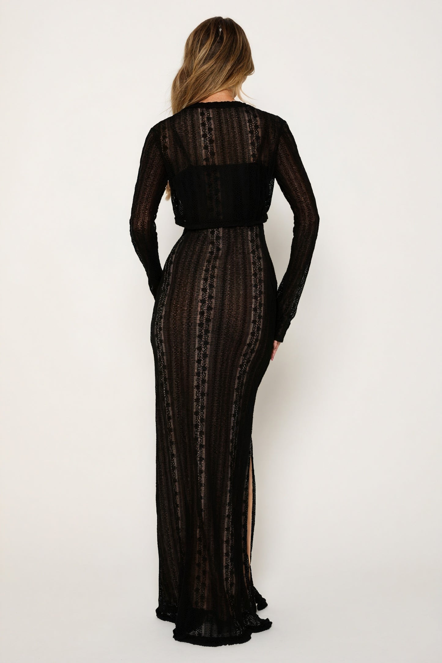 Robe Maxi Bohème Chic avec Boléro Assorti - Élégante et Aérée-Sets-Marais Paris-Marais Paris