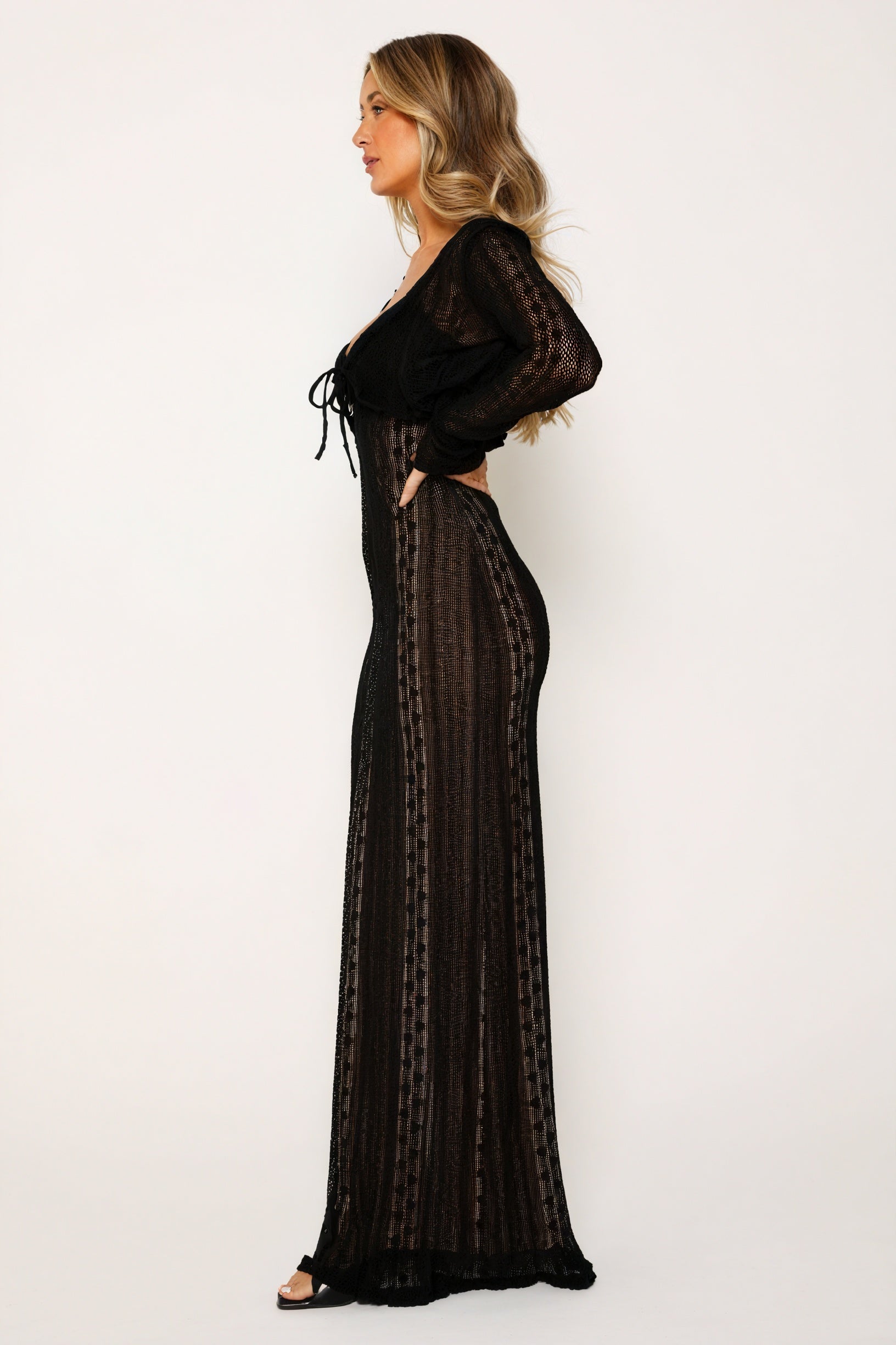 Robe Maxi Bohème Chic avec Boléro Assorti - Élégante et Aérée-Sets-Marais Paris-Marais Paris