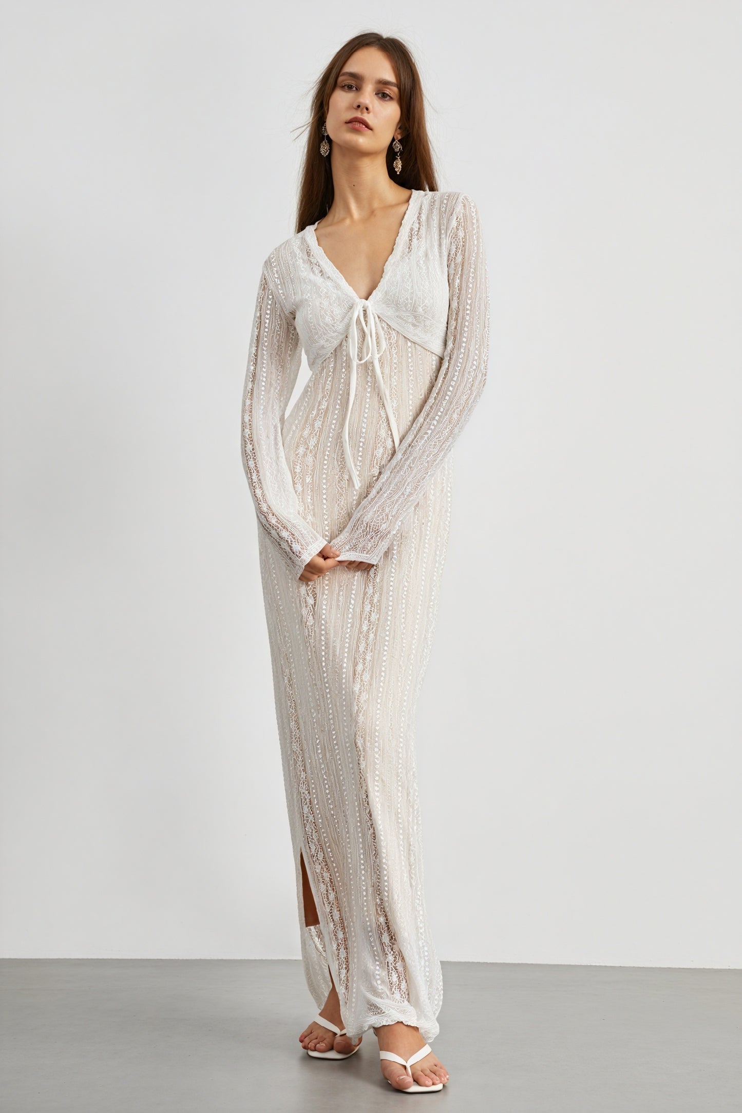 Robe Maxi Bohème Chic avec Boléro Assorti - Élégante et Aérée-Sets-Marais Paris-Marais Paris