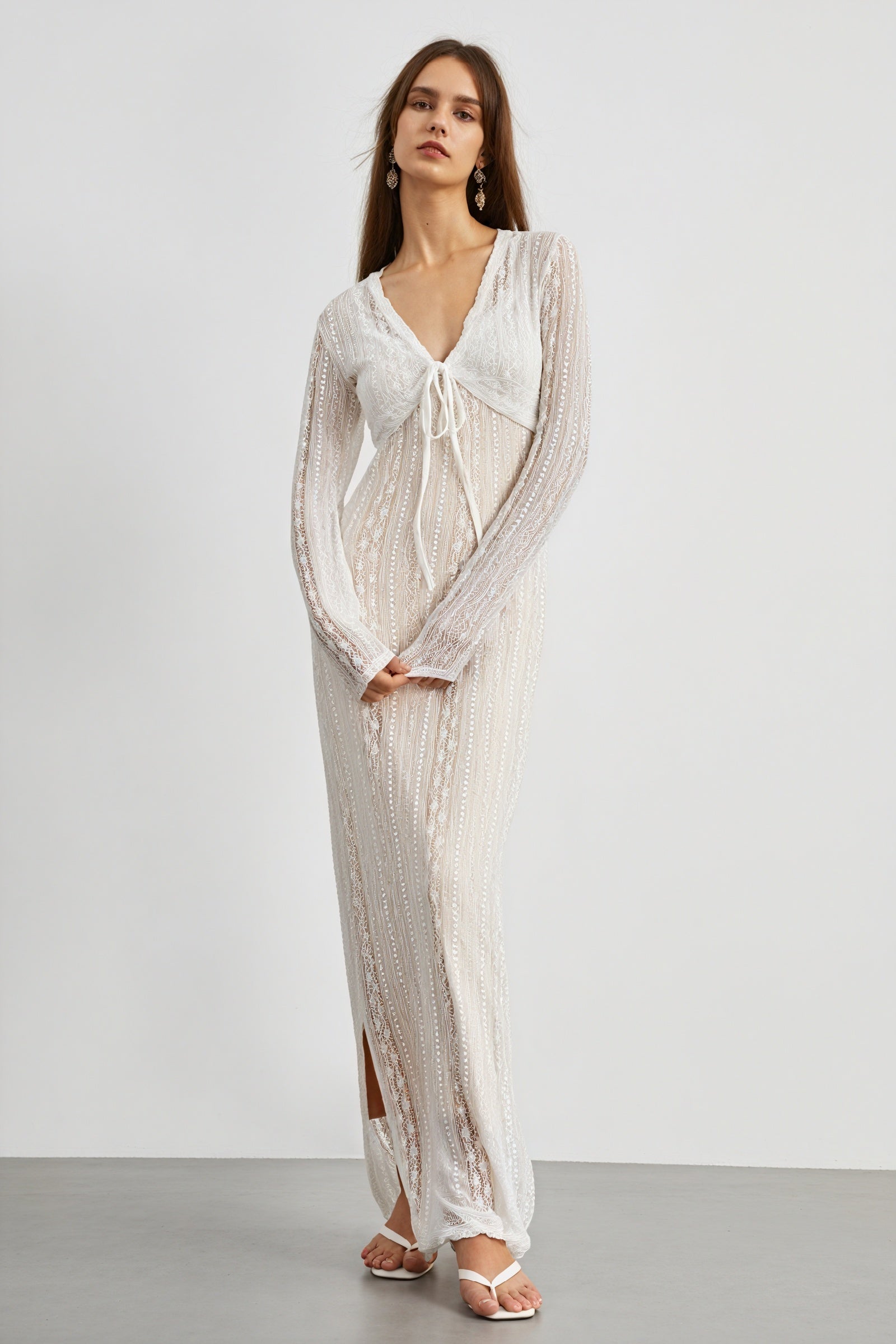 Robe Maxi Bohème Chic avec Boléro Assorti - Élégante et Aérée-Sets-Marais Paris-Marais Paris