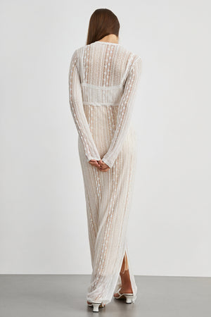 Robe Maxi Bohème Chic avec Boléro Assorti - Élégante et Aérée-Sets-Marais Paris-Marais Paris