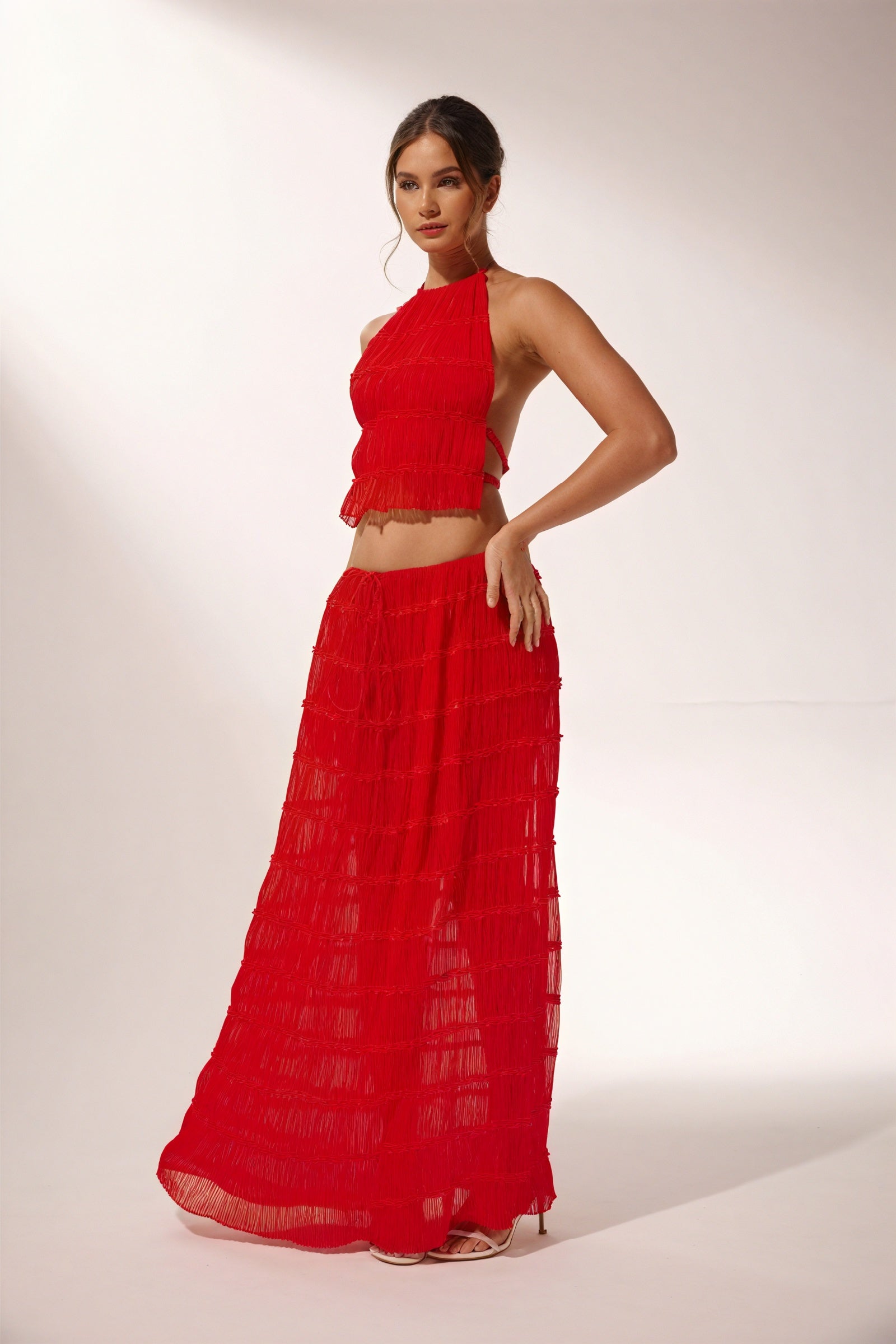 Ensemble Jupe Maxi et Haut Dos Nu - Style Bohème Chic-Sets-Marais Paris-Marais Paris