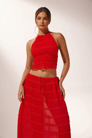 Ensemble Jupe Maxi et Haut Dos Nu - Style Bohème Chic-Sets-Marais Paris-Marais Paris