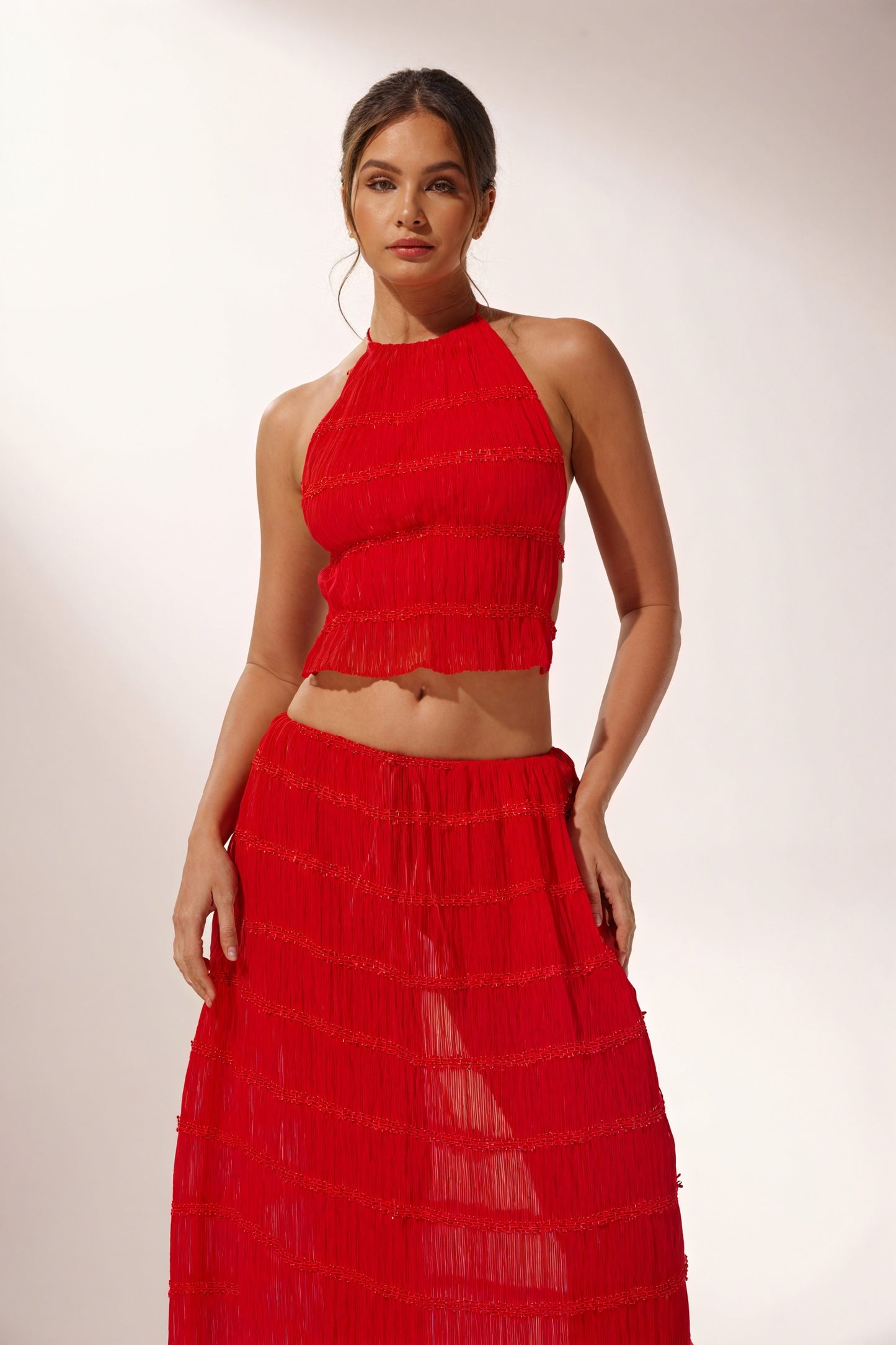 Ensemble Jupe Maxi et Haut Dos Nu - Style Bohème Chic-Sets-Marais Paris-Marais Paris