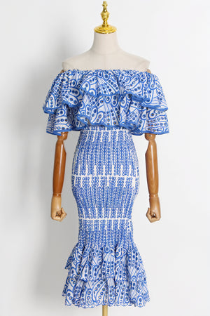 Top et Jupe Femme Bohème Chic - Ensemble d'Été Élégant-Sets-Marais Paris-Marais Paris